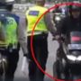 Viral, Video Pengendara Motor Celana Loreng Tak Ditilang Polisi Saat Lewati Jalur Busway