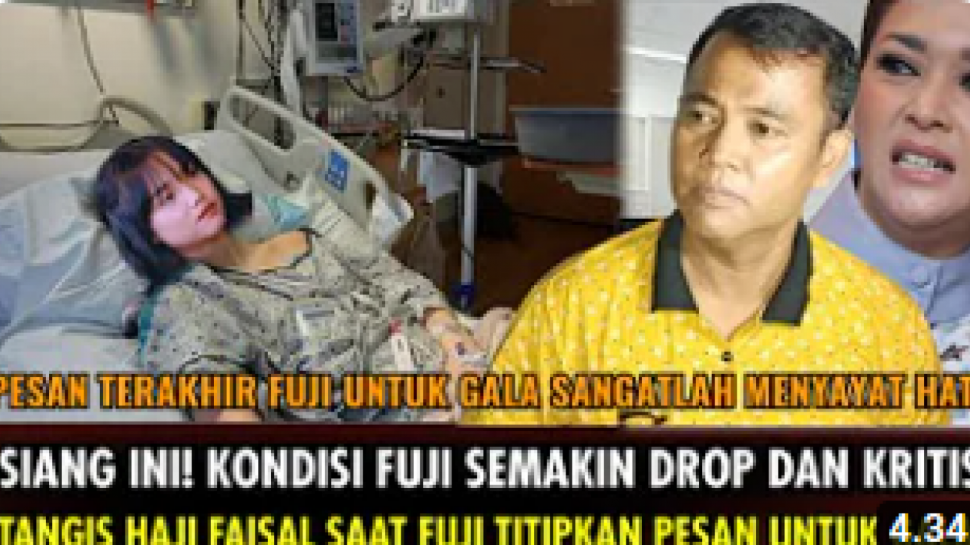 CEK FAKTA : Kondisi Fuji Semakin Drop dan Kritis, Tangis Haji Faisal Pecah, Titipkan Pesan Ini untuk Gala?