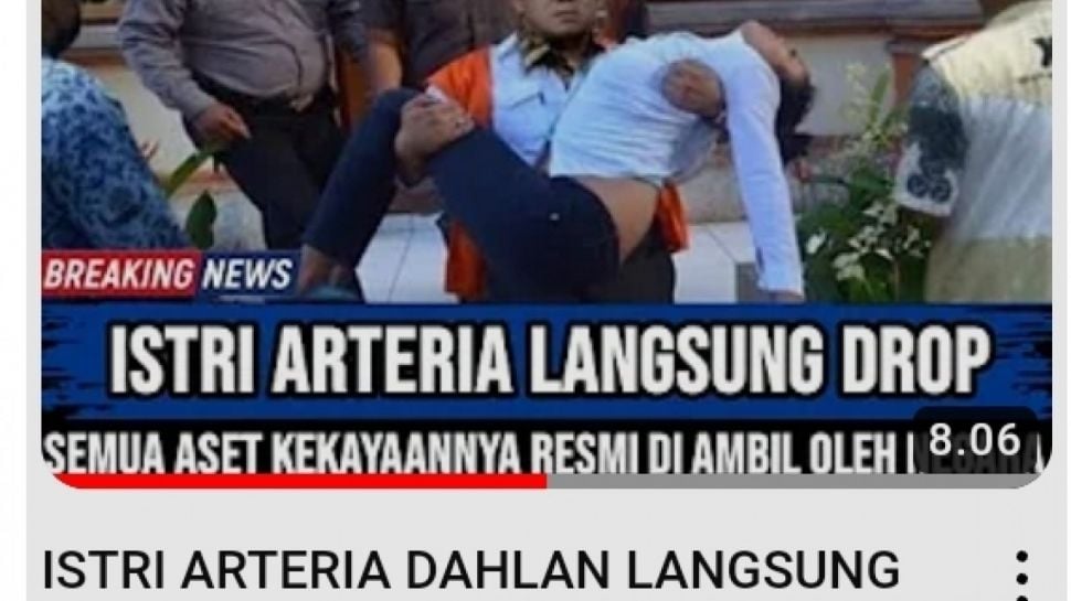 CEK FAKTA: Aset Kekayaan Arteria Dahlan Disita Negara, Sang Istri ...