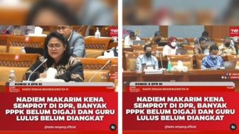 Viral Nadiem Makarim saat Diamuk Anggota DPR RI