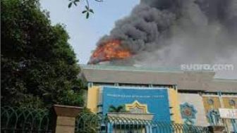 Kubah Masjid Jakarta Islamic Center Terbakar Hebat, Ternyata Ini Penyebabnya