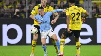 Hasil Liga Champions: Main Imbang Lawan Dortmund, City Dipastikan Lolos 16 Besar