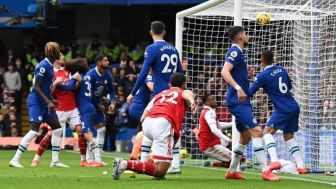 Liga Inggris: Gol Semata Wayang Gabriel Magalhaes Bawa Arsenal Unggul 1-0 Atas Chelsea