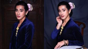 Bio One Tampil Feminin, Menggunakan Kebaya dan Rambut Disanggul