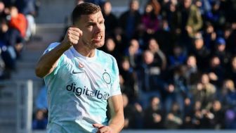 Dua Gol Dzeko Bawa Inter Milan Tumbangkan Atalanta