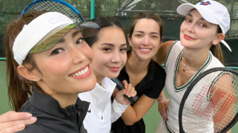 Ayu Dewi Main Tenis Bareng Geng Sultan, Warganet: Begini Saingannya Denise Cadel?