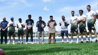 Persib Bandung Gelar Doa Bersama untuk Korban Gempa Cianjur