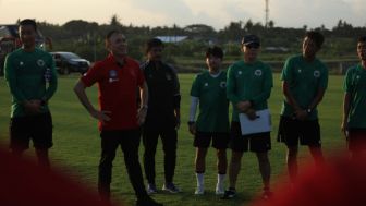 Ketum PSSI Pompa Semangat Para Pemain Timnas Indonesia