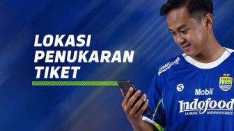 Ini Dia Lima Titik Lokasi Penukaran Tiket Laga Persib vs Persija