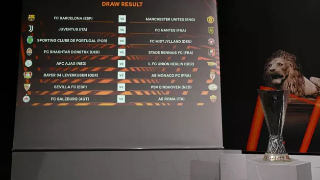 Drawing Play Off Liga Eropa: Barcelona vs MU, Juventus vs Nantes