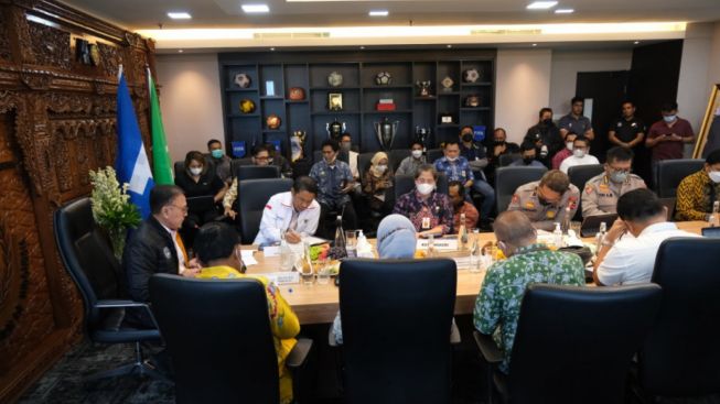 Satgas Transformasi Sepak Bola Indonesia Gelar Rapat Hasil Evaluasi Temuan di Lapangan