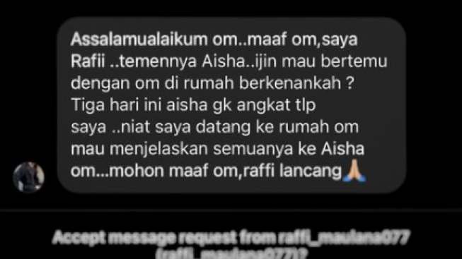Irfan Hakim Kaget Dapat Pesan dari Cowok Ingin Temui Putrinya, Warganet: Nyalinya Gede Banget