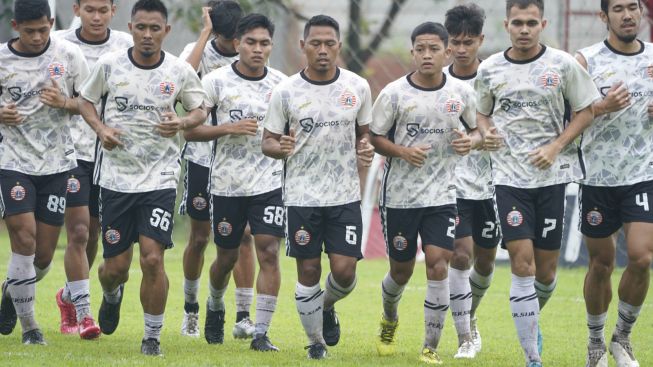 Persija Gelar Latihan Ringan Pasca Liburan Tahun Baru