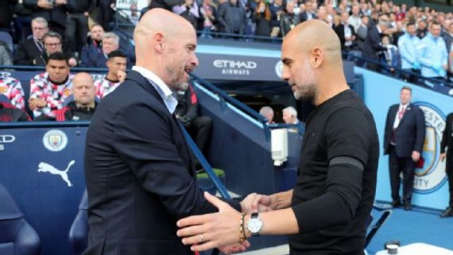 Jelang Derbi Manchester, Ten Hag Bodo Amat Soal Rencana Pep