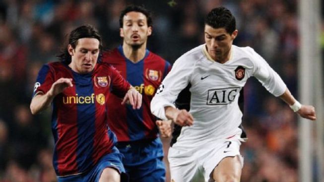 Head to Head Rekor Pertemuan Messi dan Ronaldo