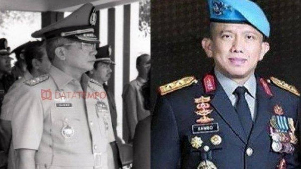 Kolase Jenderal Pieter Sambo dan Irjen Ferdy Sambo. [Instagram]