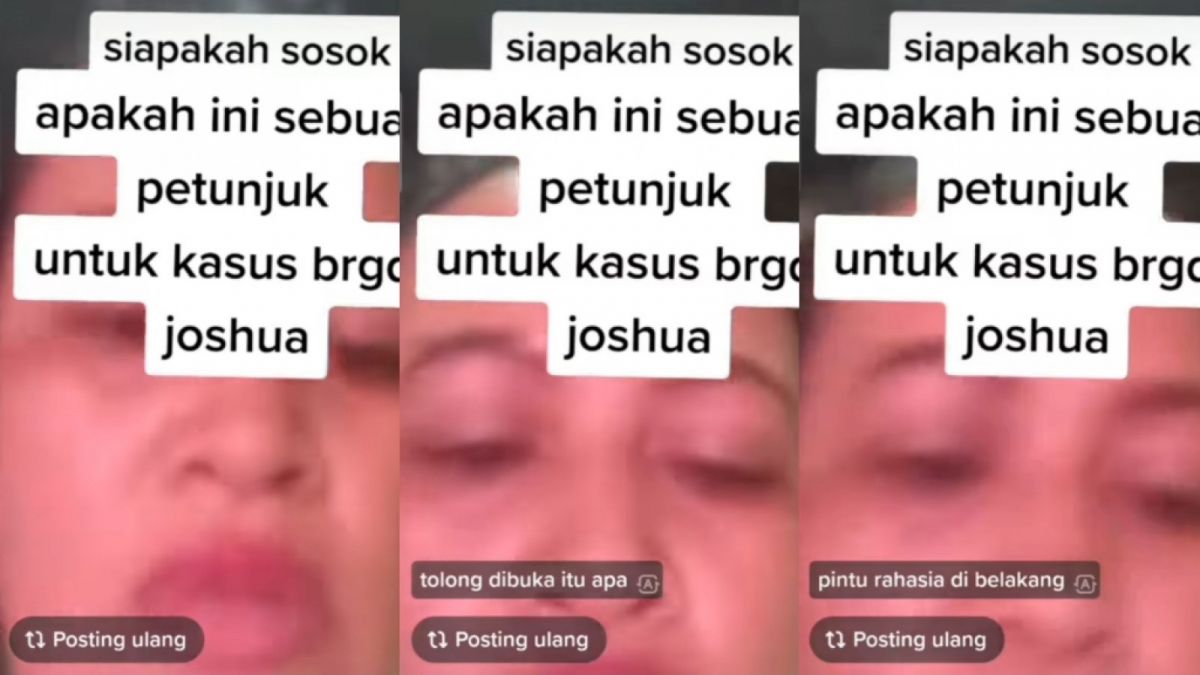 Kolase Tangkapan Layar Video yang diduga adalah Susi (bagian 1) [Instagram]