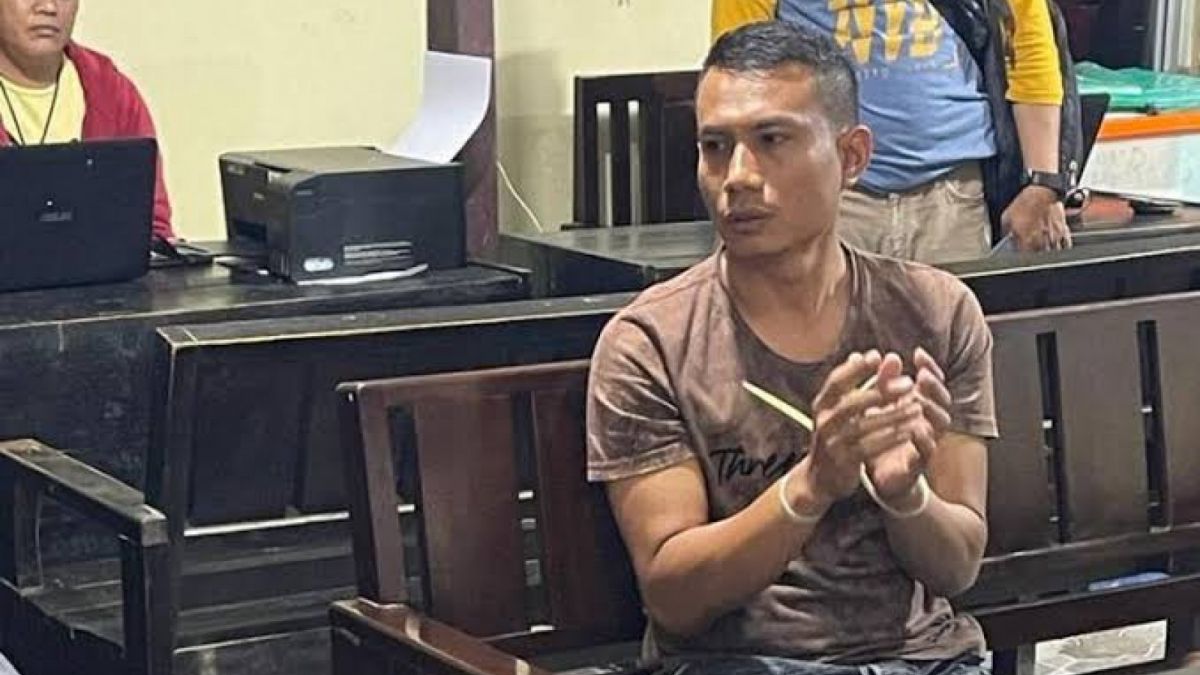 Aipda Rudy Suryanto, pelaku polisi tembak polisi di Lampung Tengah. [Antara]