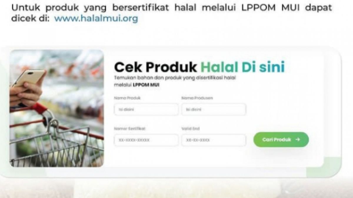 Cara pengecekan Barang Bersertifikat Halal [Instagram]