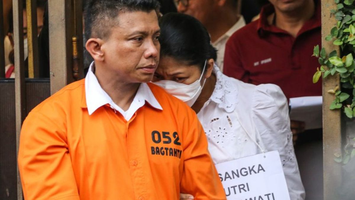 Putri Candrawathi dan Ferdy Sambo dalam rekonstruksi pembunuhan Brigadir J. [Antara]