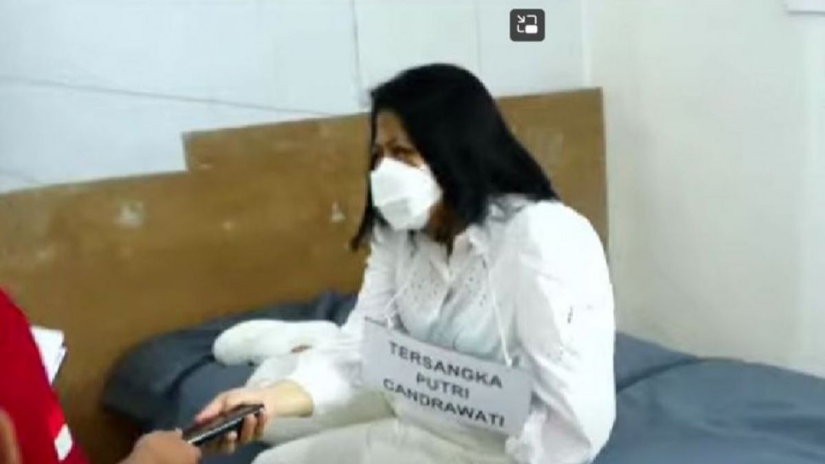 Putri Candrawathi dalam Rekonstruksi [suara.com]