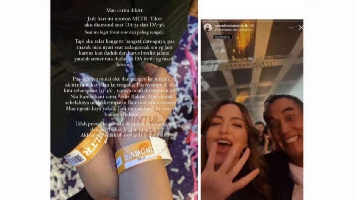 Curhatan warganet yang merasa kursinya direbut Nia Ramadhani [Instagram]