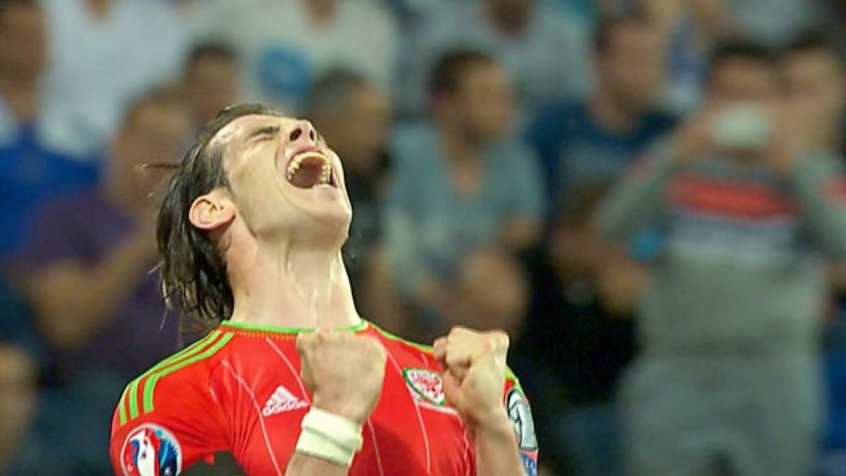 Bale saat berseragam timnas Wales. (AFP)