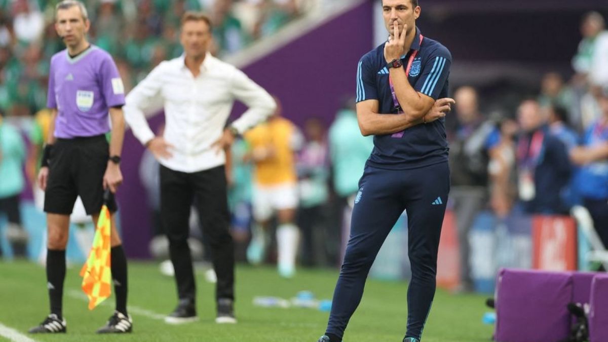 Pelatih Argentina, Lionel Scaloni. (AFP)