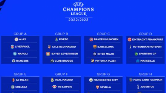 Drawing Liga Champions 2022/2023: Barcelona dan Liverpool Masuk Grup Maut