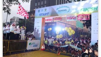 Tangsel Marathon Sukses Digelar! Wakil Walikota Tangsel dan Walikota Bogor Ikut Jadi Peserta