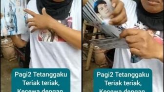 Viral Emak-Emak Nangis dan Robek Foto Rizky Billar Gara-Gara KDRT ke Lesti Kejora