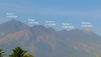 Pendakian Arjuno-Welirang Tutup hingga Tahun Baru Karena Cuaca Ekstrem