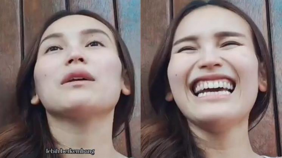 Wajah Ayu Ting Ting kena kamera wartawan [TikTok/@portal_ayting92]