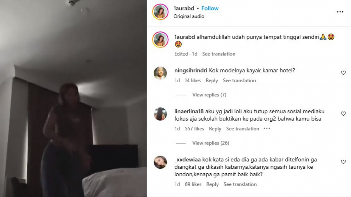 Rumah baru Lolly alias Laura Meizani [Instagram/@1aurabd]