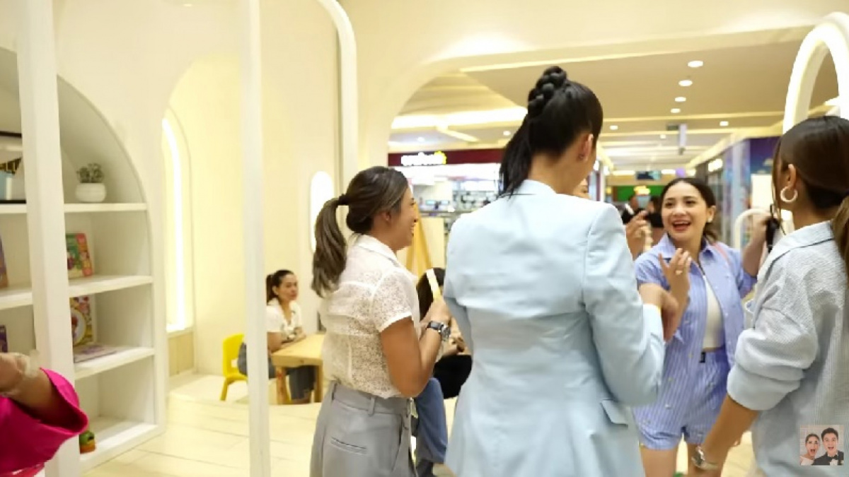 Nagita Slavina pakai celana kolor mahal [YouTube/Baim Paula]