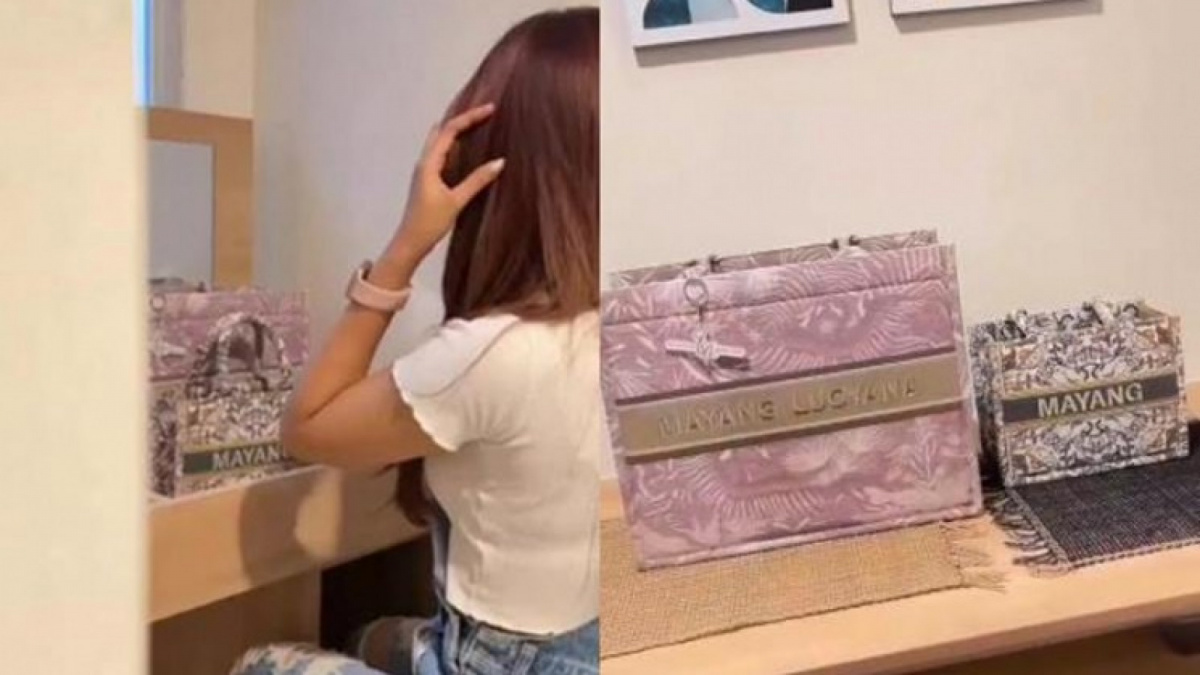 Tas custom milik Mayang [TikTok/gustavsetiadi]