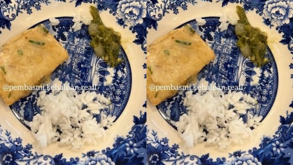 Porsi makan siang Melly Goeslaw [Instagram]