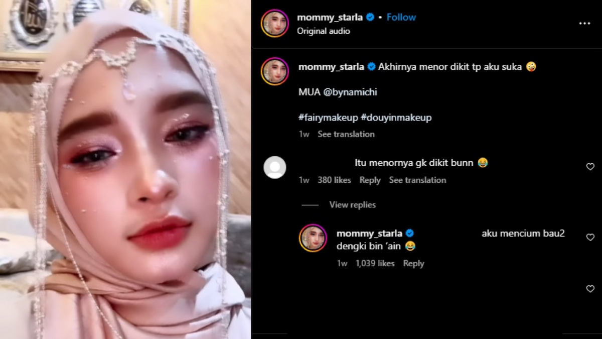 Reaksi Inara Rusli dibilang menor [Instagram/mommy_starla]