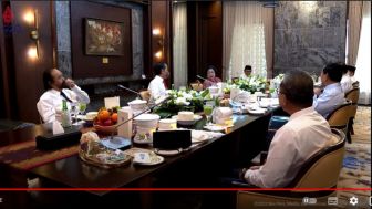 Saat Jokowi Jamu Makan Siang Ketum Parpol Koalisi Jelang Pergantian Menteri