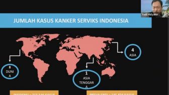 Penderita Kanker Serviks di Indonesia Terbanyak di Asia Tenggara