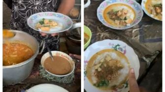 Harga Bubur Hanya Rp 1000, Sontak Viral di TikTok