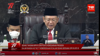 Pidato Lengkap Ketua MPR Bambang Soesatyo yang Diakhiri Ojo Kesusu di Pemilu 2024