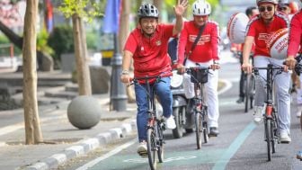 Pecinta Sepeda Lipat Brompton Bandung Ajak Tingkatkan Imun dengan Olahraga