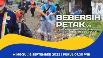 Ultah Bandung, Warga Diajak Pungut Sampah di Sepadan Rel Kereta Api