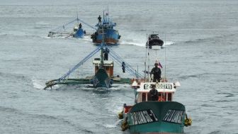 KKP Lumpuhkan Lima Kapal Ikan Berbendera Filipina