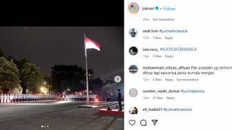 Berharap Kasus Dibuka Lagi, Instagram Presiden Jokowi Diserang Komentar #Justiceforjessica