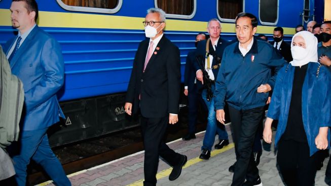 Jokowi ke Ukraina Pakai Kereta Api Khusus