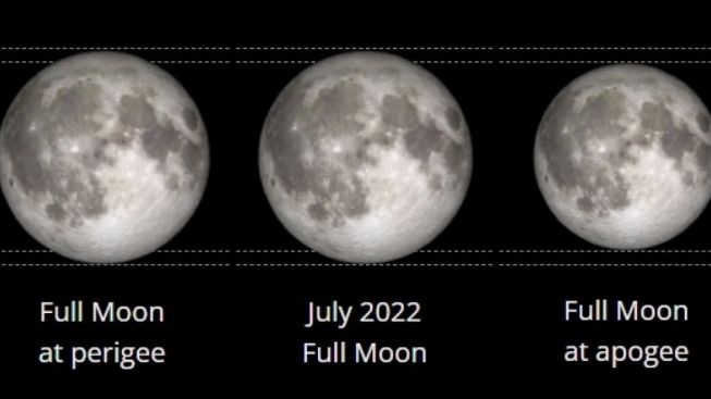 Supermoon akan Terjadi 14 Juli 2022