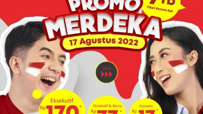 Tarif Promo Merdeka PT KA Bandung