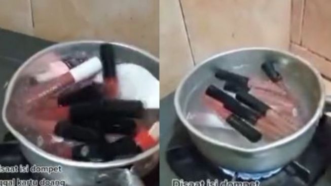 Life Hack Lipstik Direbus Viral, Tips buat 'Ayang' Ketika Dompet Sedang Kering